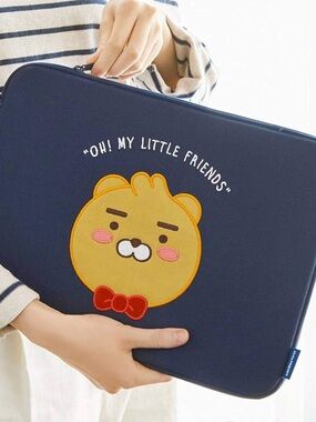 KAKAO FRIENDS Little Friends Ryan‎ 13” Protective Laptop Sleeve Case Navy Blue
